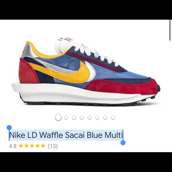 COPY - COPY - Nike LD Waffle Sacai Blue Multi 🔥 - Picture 6 of 6